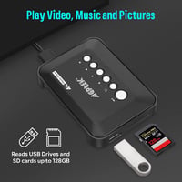 HDMI 4K Médialejátszó 14TB HDD Támogatással, Távirányítóval 7