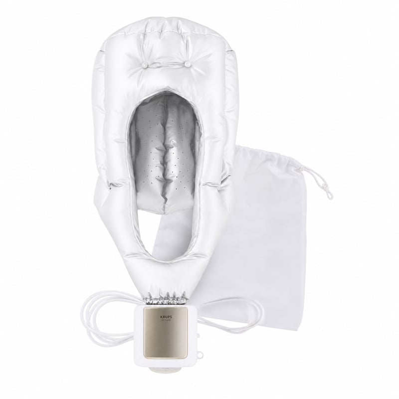 Uscător de păr tip cască KRUPS CF 6000 Ionic, 2 trepte de temperatură, funcție de aer rece — defect, pentru piese: nu suflă aer (stare: vezi a 2-a imagine)