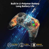 EasySMX Pro vezeték nélküli kontroller Nintendo Switch-hez, állítható rezgéssel és giroszkóppal 5