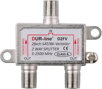 DUR-Line DFV Prémium SAT/BK Elosztó F Csatlakozóval, CE Tanúsítvánnyal 2