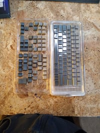 Set taste de tastatură SDYZ PBT, 136 de taste, gri gradient, profil OEM, double-shot — bară de spațiu lipsă (stare: vezi a 2-a imagine) 3