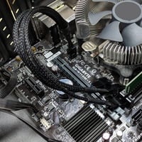 Hsthe Sea PWM ventilátor elosztó kábel, 2 db, 4 tűs, 1-ről 3-ra, 26,7 cm, PC-hez 8