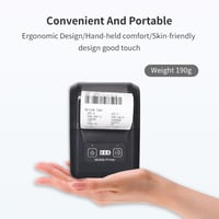 Bisofice 58 mm-es Vezeték Nélküli Hőpapíros Nyugtanyomtató - Bluetooth + USB - iOS, Android, Windows Kompatibilis - Vendéglátás, Kiskeresked 4