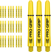 Target Pro Grip sárga dart szár szett, 30 db-os, Kurt modell 1