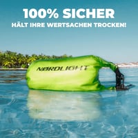 Nordlight 5L vízálló narancssárga táska - strandhoz, úszáshoz, SUP-hoz 7