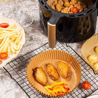 Airfryer Sütőpapír 100db - 16x20cm Egyszerhasználatos Légkeveréses Sütőhöz 9