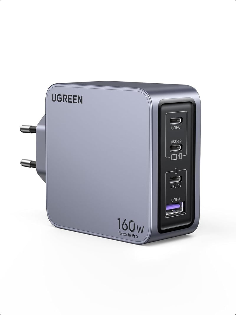 UGREEN Nexode Pro 160W GaN USB-C Töltő - 4 Portos Gyorstöltő MacBook, iPhone, iPad, Galaxy Készülékekhez, PD3.1 Támogatással

AI: I've creat