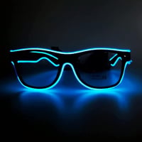 Villogó LED Neon Szemüveg - Flintronic Partykellék Fesztiválokra, Halloweenre 8