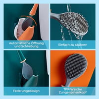 Innovatív Szilikon WC Kefe Tartóval - Gyorsan Száradó, Higiénikus 3