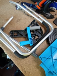 Cellfast ALUPLUS 55-260 aluminijska kolica za crijevo 1/2" 60 m, na 2 kotača, otporna na koroziju – slomljeni plavi dijelovi (stanje: vidi 2. sliku) 8