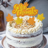 KOBOKO 13 db-os Őszi Juharlevél Torta Dekoráció Szett - Sütidekor Őszi Sütemény Díszítő Kellék Hálaadásra 5