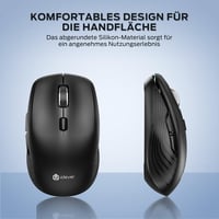 iClever Vezeték Nélküli Bluetooth Egér - Újratölthető, Csendes, 4 DPI Beállítással, USB-C, Windows/macOS/ChromeOS Kompatibilis 5