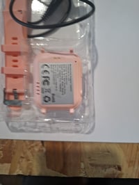 Ceas inteligent pentru copii Clleylise pentru fete, roz, cameră foto, pedometru, monitorizare somn, jocuri — defect, pentru piese (stare: vezi a 2-a poză) 6