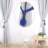 Elegáns kék függönykötő szett - 2 db, 60 cm-es kötél 6