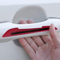 Piros Fényvisszaverő Biztonsági Matrica Autóra - 2db Tükörre, Kilincsre 5