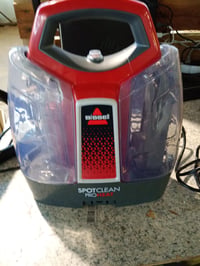 Aparat de curățat pete Bissell SpotClean ProHeat 36988 pentru covoare și tapițerie, 330W, rezervor 2,5 l, tehnologie HeatWave, pentru mașină și 2