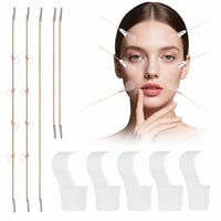 Set Benzi pentru Lifting Facial AONAT – Plasturi de Lifting Invizibili și Benzi Elastice de Tensionare, pentru Conturul Feței în V, Gât și Ochi – 6 buc (parțial) 2