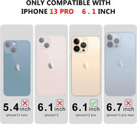 iPhone 13 Pro Max Fehér Szívecskés Lányos Ütésálló Szilikon Tok 9