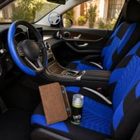 Paket za osvježenje automobila: navlaka volana + organizator + 2 presvlake + 2 umetka + sprej + dekor 1