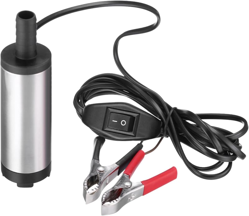 Sporgo 12V-os dízel szivattyú, 51mm-es merülő üzemanyag pumpa, 30L/perc, autókhoz, lakókocsikhoz