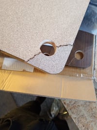 Bibliotecă compactă cu 3 rafturi Furinno Turn-N-Tube, Nuc Columbia/Negru — 2 piese deteriorate, ruptură minoră (stare: vezi a 2-a imagine) 2