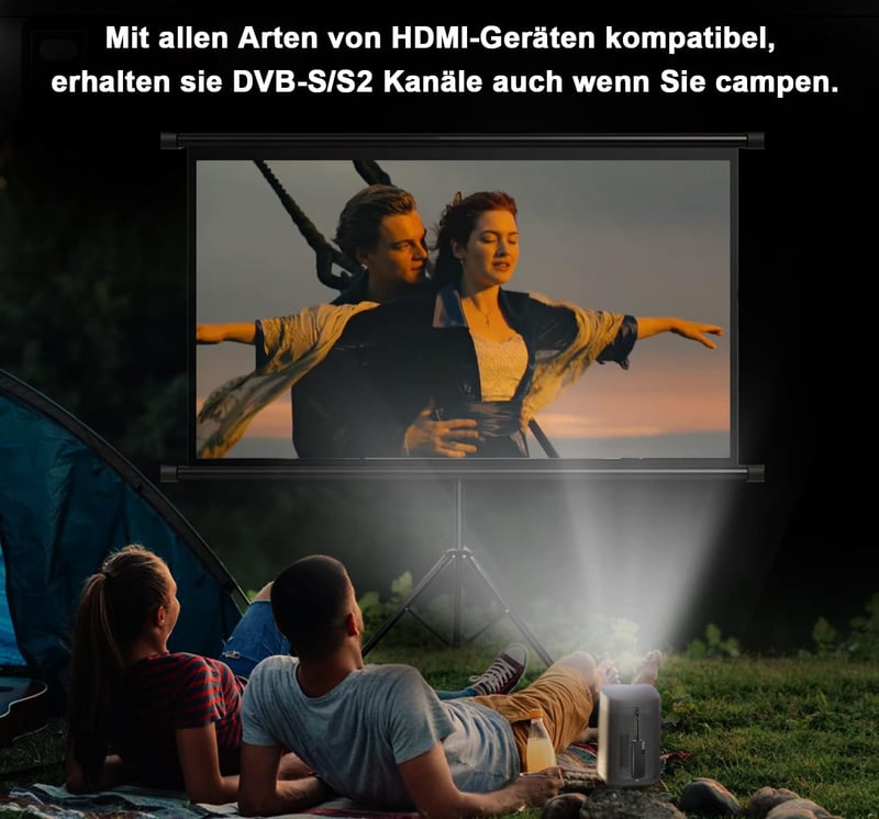 Dcolor DVB-S/S2 Műholdvevő HDMI 1080P USB Media Player PVR Felvevő