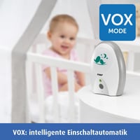 reer Neo Digital Bébiőr - Lehallgatásbiztos, Alacsony Sugárzású, 250m Hatótávolságú Babamonitor, 3 AAA Elemmel Működő Vezeték Nélküli Készül 6