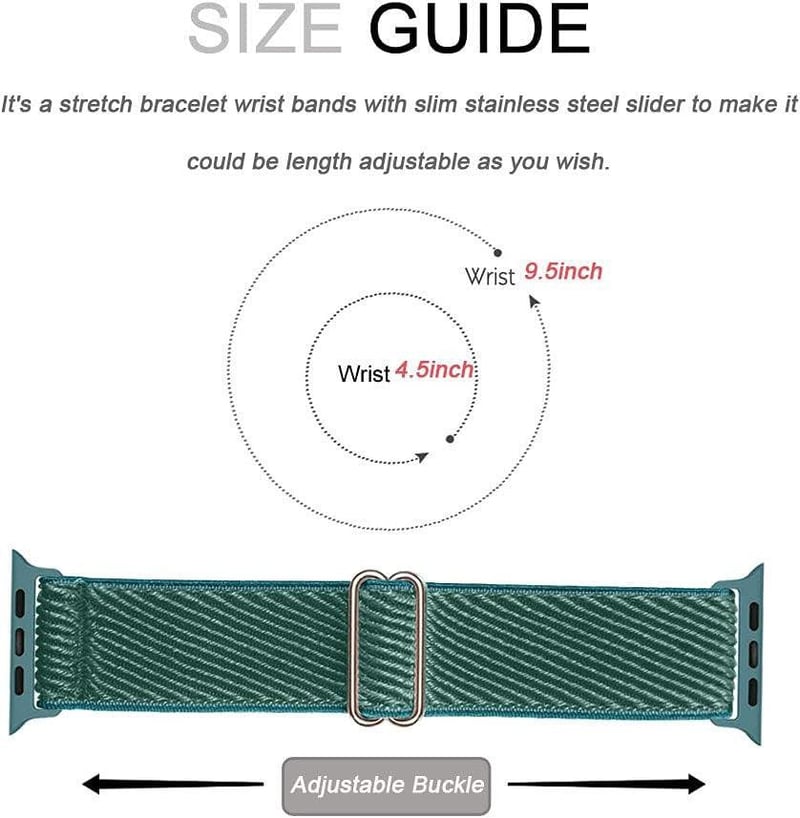 Apple Watch Ultra Ocean Szilikon Sportszíj 38-41mm - Fenyőzöld