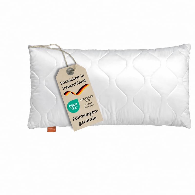 Pernă din microfibră sleepling Komfort 100, 50x70 cm, albă, recomandată pentru persoanele alergice, 1 bucată (nu set)