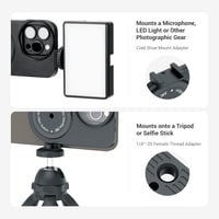 JJC mágneses szűrőtartó iPhone 15/14/13 Pro-hoz, 49mm-es szűrőkhöz, MagSafe kompatibilis 9