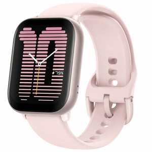 Amazfit Active 42 mm pametni sat ružičasti, GPS, AMOLED zaslon, Bluetooth, 14 dana — neispravan, za dijelove (stanje: vidi 2. sliku)