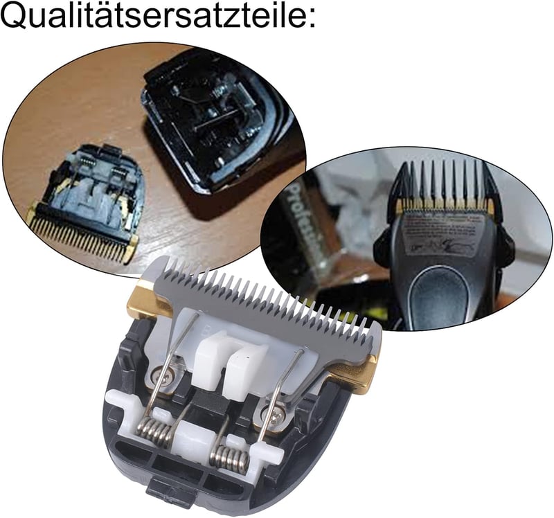 Poweka Borotvafej Pana-sonic Hajvágókhoz - Kompatibilis ER1611 ER1512 ER-GP80 Modellekkel - Titán Bevonatú X-Taper Penge Technológiával