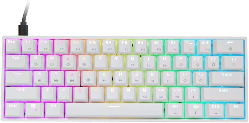 EPOMAKER GK61 61 gombos mechanikus billentyűzet RGB háttérvilágítással, vízálló IP68