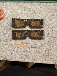 Ochelari pentru eclipsă solară SAFE ECLIPSE, 2 bucăți, ramă de 45 mm, Digital Camo, pentru corecție — ramă ușor șifonată/indoită (stare: vezi a doua imagine) 2