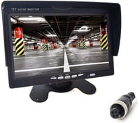 EKYLIN 7 Colos Autó Monitor - 4-Pin Csatlakozó, 800x480 HD Felbontás, Tükröződésmentes, Nagy Fényerő, 12V-24V Teherautó, Busz, Lakókocsi, Ka 1
