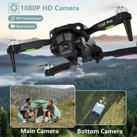 Toladrone TD12Pro Összecsukható Drón 1080P HD Kamerával - Kefenélküli Motorok, Optikai Pozicionálás, Fejnélküli Mód, Kezdőknek és Haladóknak 2