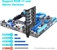 ULANSEN 7 portos USB 3.0 PCI-E bővítőkártya (2x Type-C, 5x Type-A) 3