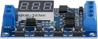 Yosoo Időzítő Kapcsoló 5-36V - LED Kijelzős Ciklikus Késleltető Modul Motorokhoz, LED Szalagokhoz, Szivattyúkhoz, Végtelen Ciklussal 5