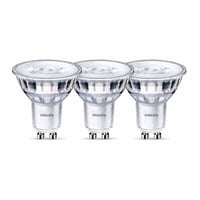 Pachet becuri LED Philips WarmGlow GU10, Spot LED, Reglabil (Dimmable), Lumină albă caldă (2200-2700K), 345 lumeni, echivalent 50W, set de 3 bucăți 1