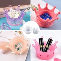 NALCY 3D Korona Ékszerdoboz Szilikon Öntőforma - DIY Asztaldekoráció 4