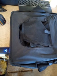 lionto Skladacia prepravka pre psov 70x52x50 cm čierna, prenosná cestovná taška pre psov — bez vankúša (stav: pozri 2. obrázok) 3