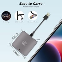 NHOPEEW vezeték nélküli Android Auto adapter - gyári autókhoz, egyszerű használat 7