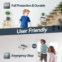 DEERC D11 Mini Drón Gyerekeknek - LED Quadkopter 3D Flip Funkcióval, Magasságtartással, 3 Sebességgel, 24 Perces Repülési Idővel, Fiúknak és 5