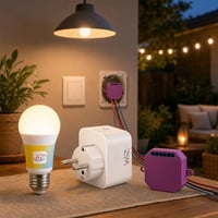 Smart Home štartovací balík: 1x E27 žiarovka + 1x WiFi zásuvka + 1x relé s meraním spotreby 1