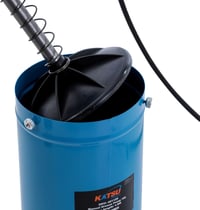 KATSU Tools Kézi Zsírzópumpa 16L - Hordozható Kenőanyag Adagoló Járművekhez és Gépekhez, 2000 psi/137 bar Nyomással, Alumínium Fejjel (48112 6