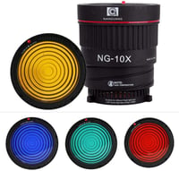 Godox SL-60W kompatibilis Hersmay NG-10X Fresnel lencse adapter, 10-40° fókusz, 5x fényerő 6
