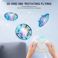 Kriogor Mini UFO Drón - 360° Forgás, LED, Infravörös Irányítás, Fiúknak és Lányoknak 7