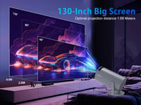 Alwtniet 4K Mini Projektor Automatikus Trapézkorrekció 7