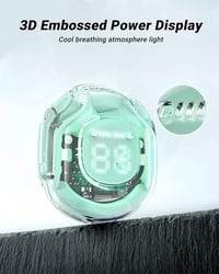 ACEFAST T8 Zöld Bluetooth Fülhallgató 4 Mikrofonnal, 30 Órás Akkuval és Zajszűréssel 3