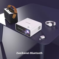 WEWATCH V51 PRO 4K Okos Projektor 19000 Lumen 5G WiFi Bluetooth Android Rendszerrel, Fehér Zaj Funkcióval, iOS/HDMI/USB Kompatibilis, 500 AN 8